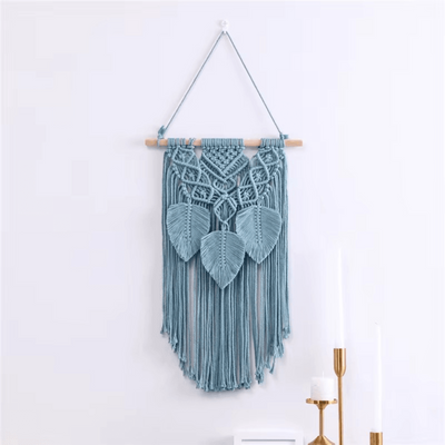 Macrame Woven Wall Hanging Bohemian Tassel Cotton Macrame Wall Tapestry - Twist & Tassel