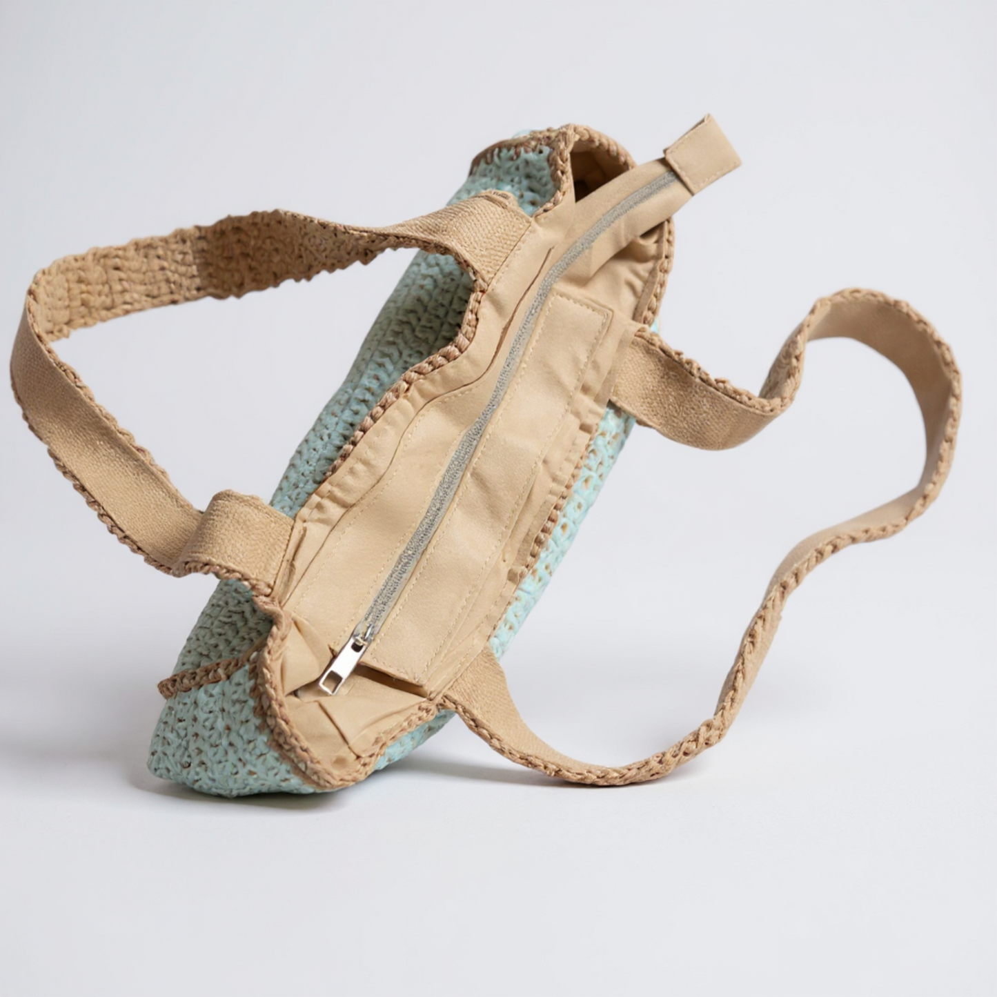 Handmade Crochet Tote Bag – Boho Cotton Yarn Shoulder Bag for Women
