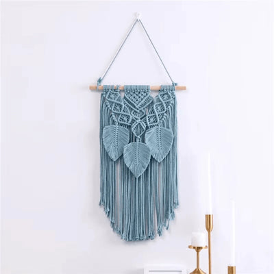 Macrame Woven Wall Hanging Bohemian Tassel Cotton Macrame Wall Tapestry - Twist & Tassel